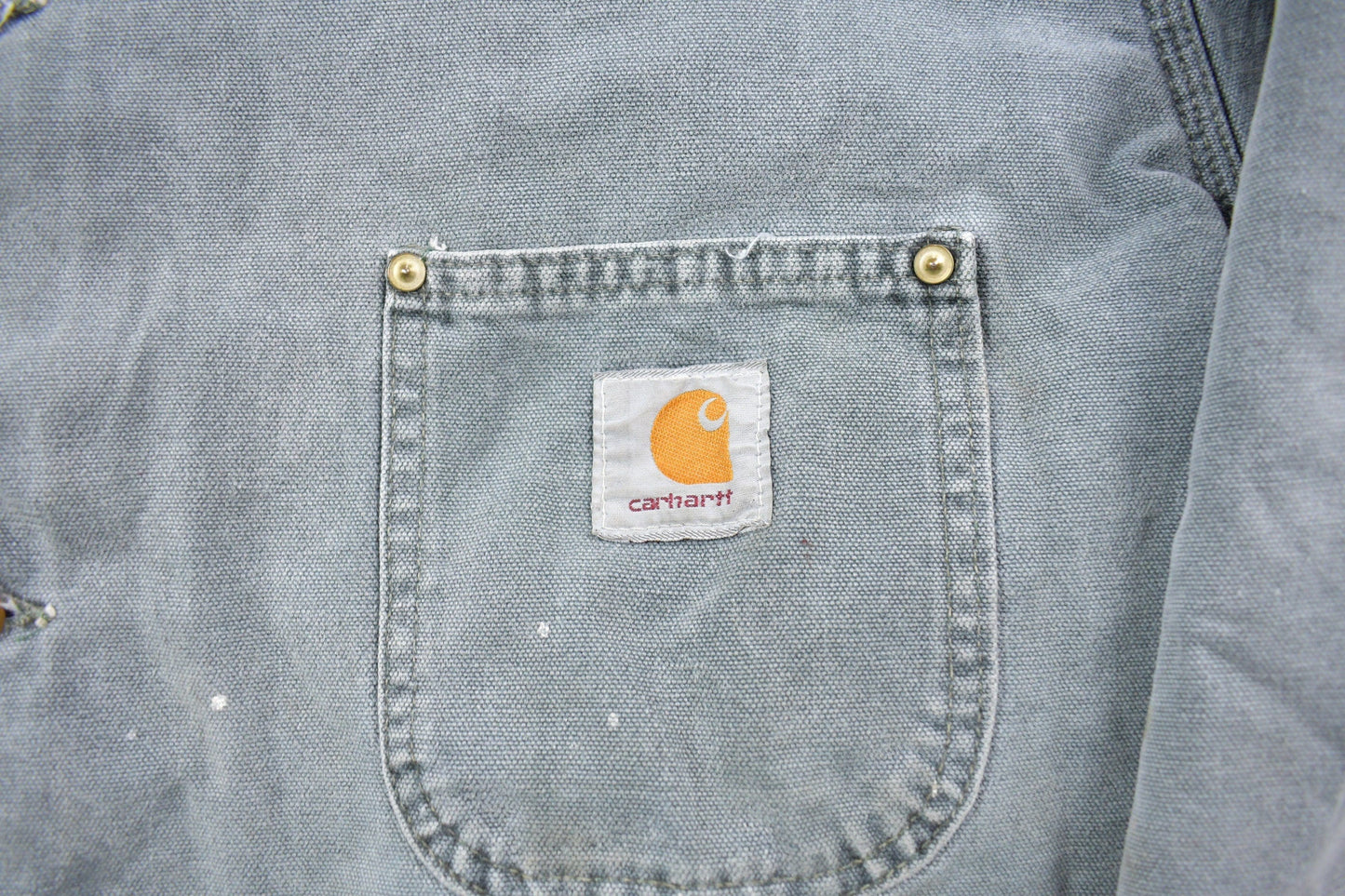 Carhartt Clothing > Gender Neutral Adult Clothing > Jackets & Coats Vintage 1990s Carhartt Blanket Lined Painters Jacket Men's XL