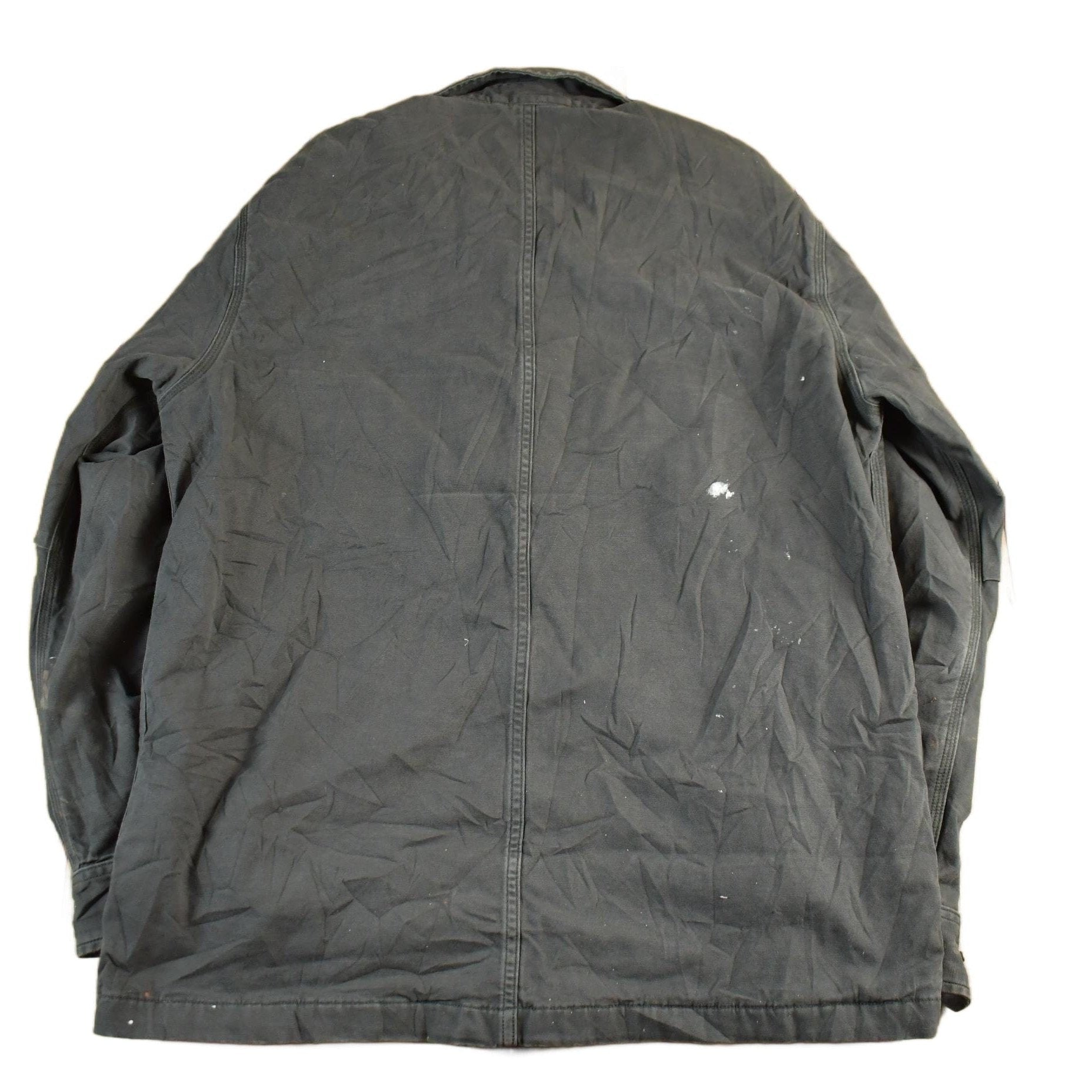 Carhartt Clothing > Gender Neutral Adult Clothing > Jackets & Coats Vintage 1990s Carhartt Blanket Lined Shirt Jacket Men's Medium