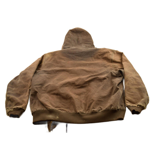 Carhartt Clothing > Gender Neutral Adult Clothing > Jackets & Coats Vintage 1990s Carhartt Brown Active Jac Jacket Size Large Men's 2XL