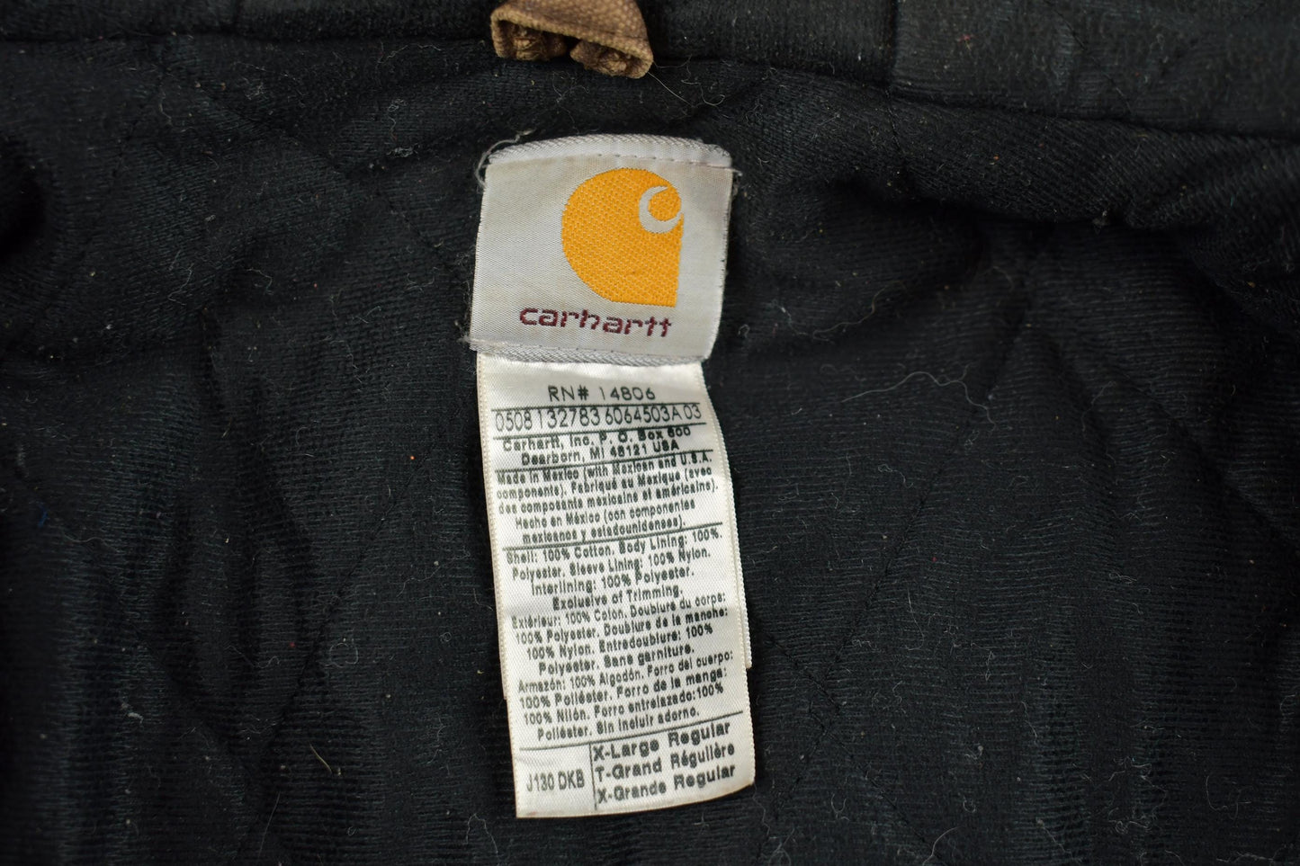 Carhartt Clothing > Gender Neutral Adult Clothing > Jackets & Coats Vintage 1990s Carhartt Brown Active Jac Jacket Size Large Men's 2XL