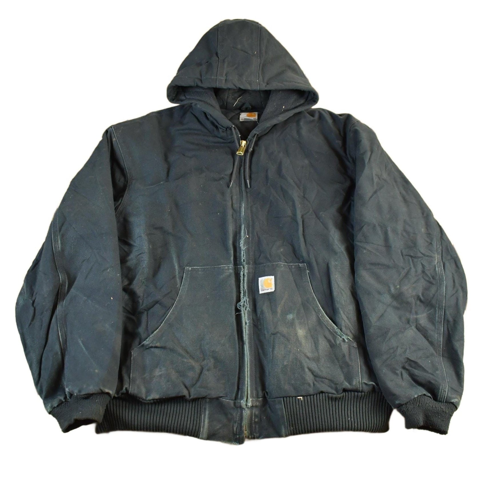 Carhartt Clothing > Gender Neutral Adult Clothing > Jackets & Coats Vintage 1990s Carhartt Canvas Hooded Jacket Men's XL