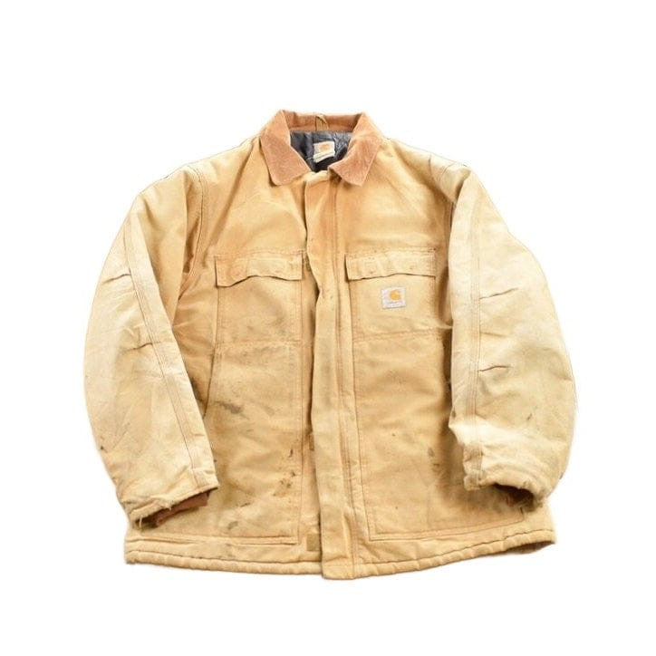 Carhartt Clothing > Gender Neutral Adult Clothing > Jackets & Coats Vintage 1990s Carhartt Canvas Work Jacket Men's XL