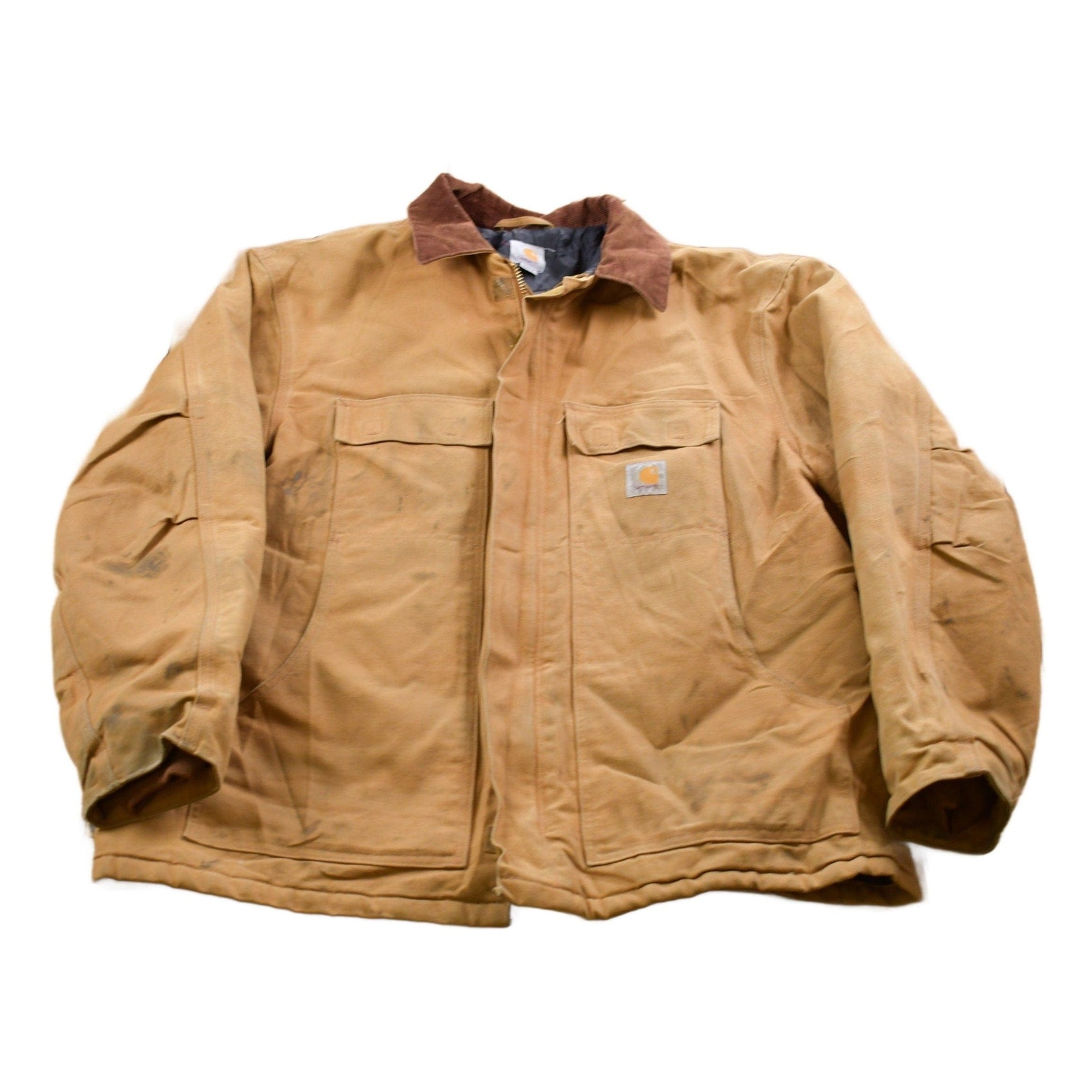 Carhartt Clothing > Gender Neutral Adult Clothing > Jackets & Coats Vintage 1990s Carhartt Chore Jacket Men's 2XL