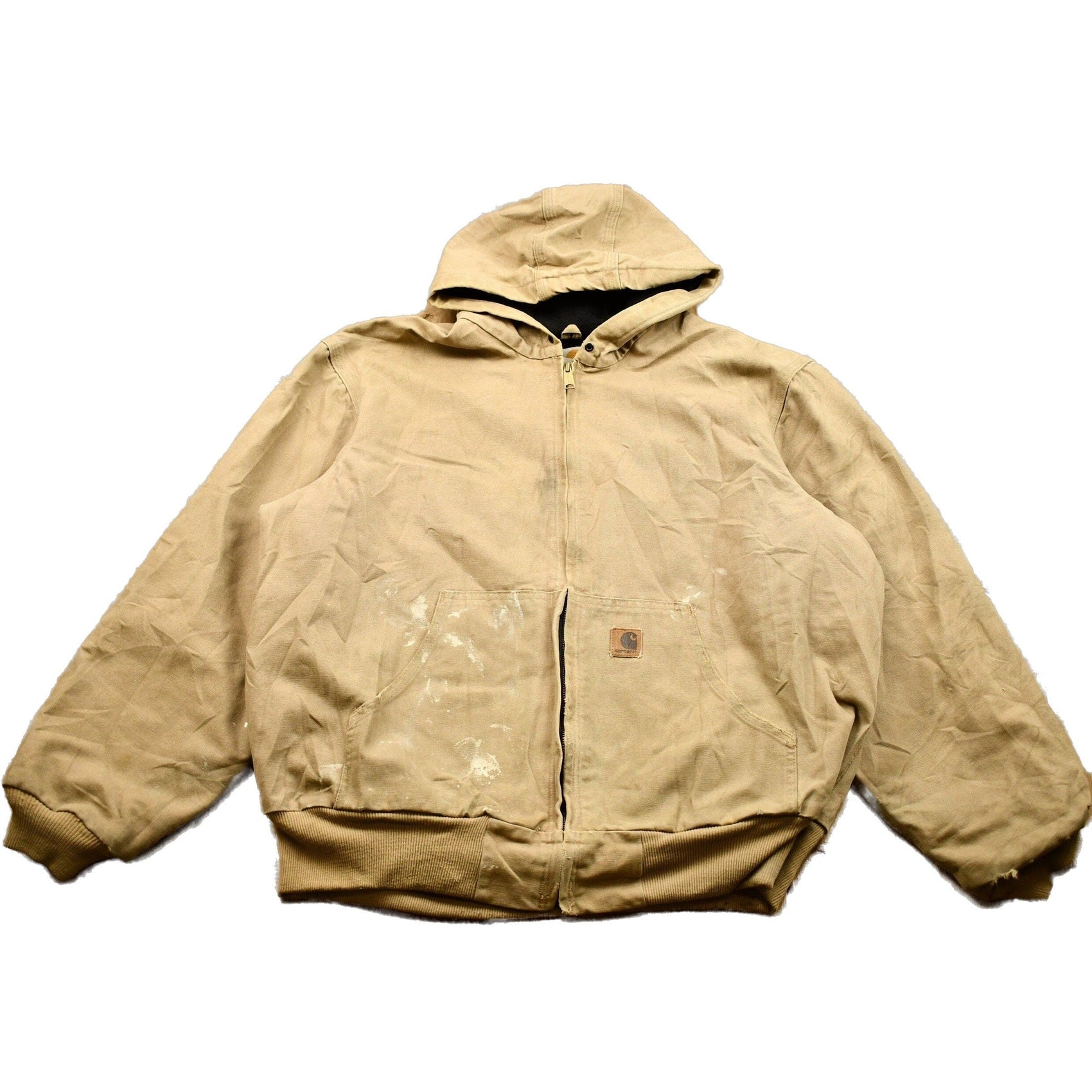 Carhartt Clothing > Gender Neutral Adult Clothing > Jackets & Coats Vintage 1990s Carhartt Hooded Work Jacket Men's XL