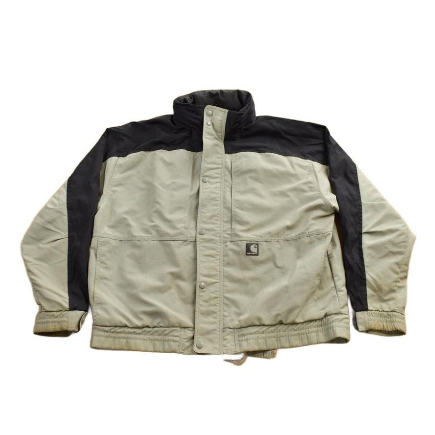 Carhartt Clothing > Gender Neutral Adult Clothing > Jackets & Coats Vintage 1990s Carhartt Mesh Lined Windbreaker Distressed Jacket Men's Large