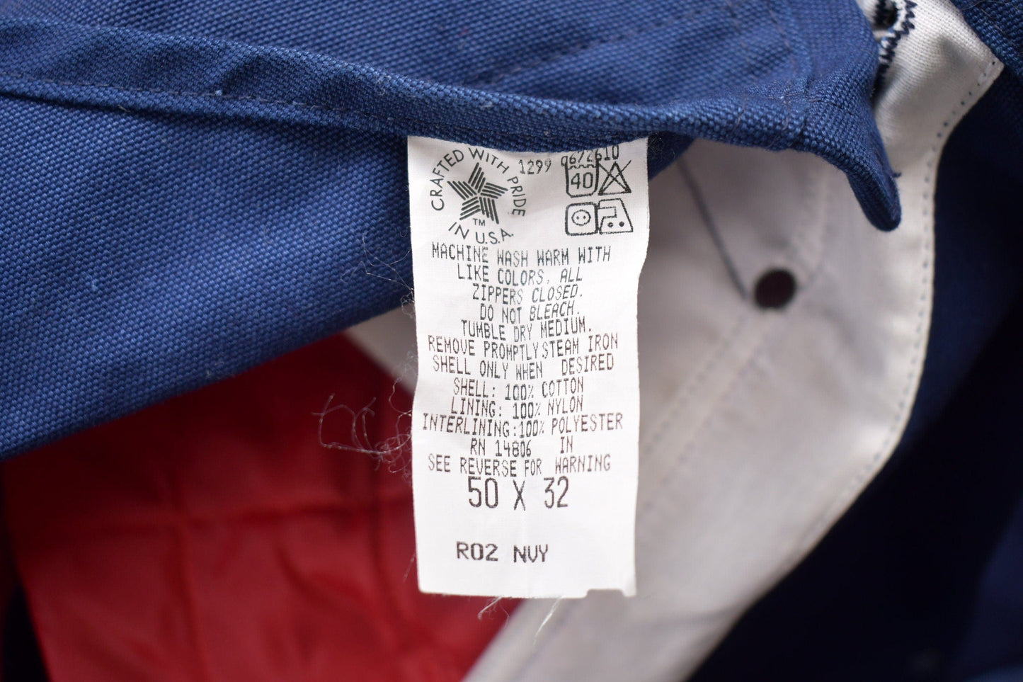 Carhartt Clothing > Gender Neutral Adult Clothing > Overalls & Coveralls Vintage 1980s Carhartt Blue Canvas Double Knee Overalls Men's 50 x 31