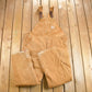 Carhartt Clothing > Gender Neutral Adult Clothing > Overalls & Coveralls Vintage 1980s Carhartt Double Knee Quilted Canvas Overalls