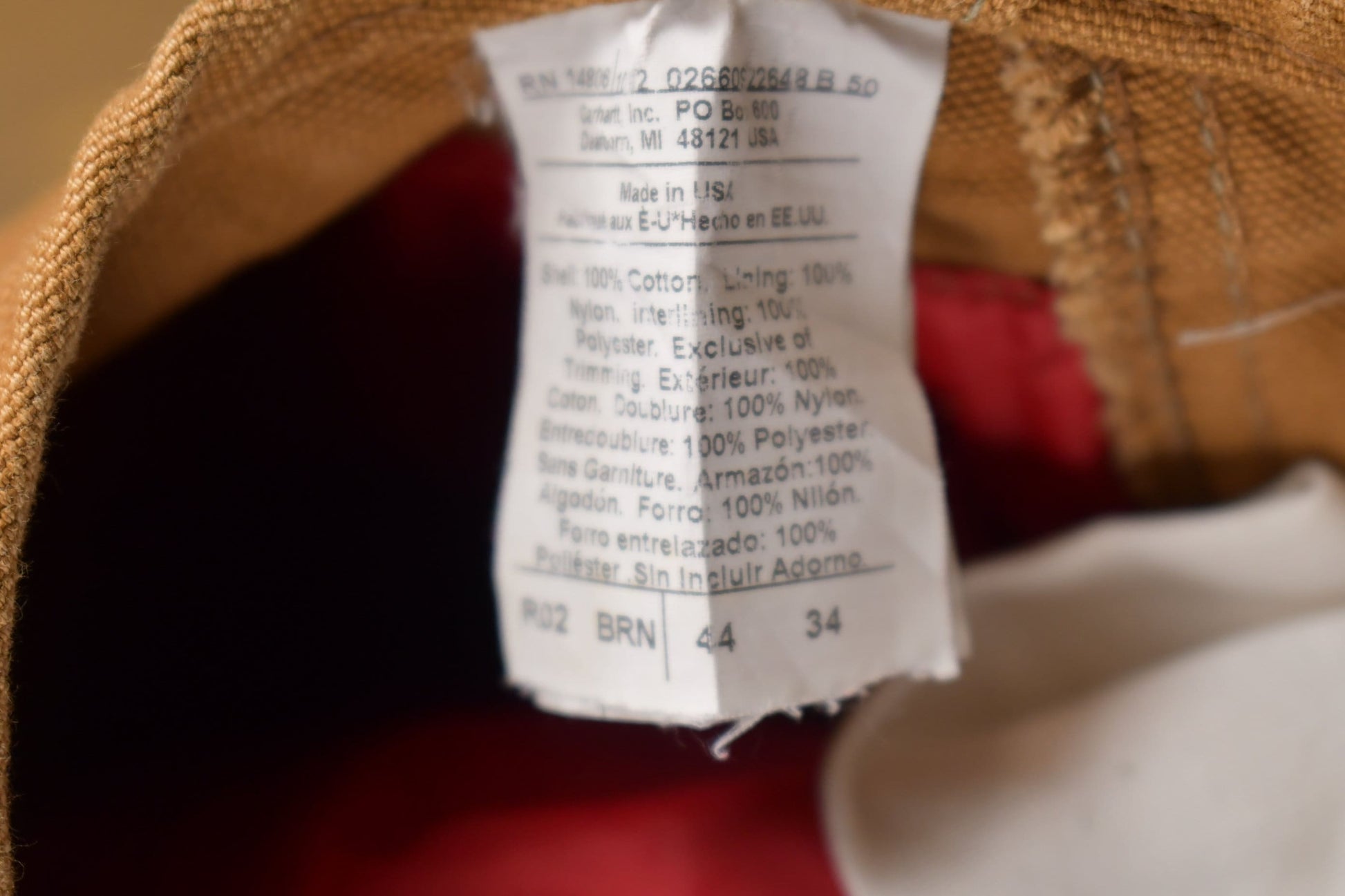 Carhartt Clothing > Gender Neutral Adult Clothing > Overalls & Coveralls Vintage 1980s Carhartt Double Knee Quilted Canvas Overalls