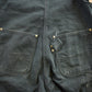 Carhartt Clothing > Gender Neutral Adult Clothing > Overalls & Coveralls Vintage 1990s Carhartt Black Double Knee Canvas Overalls Men's 40 x 30