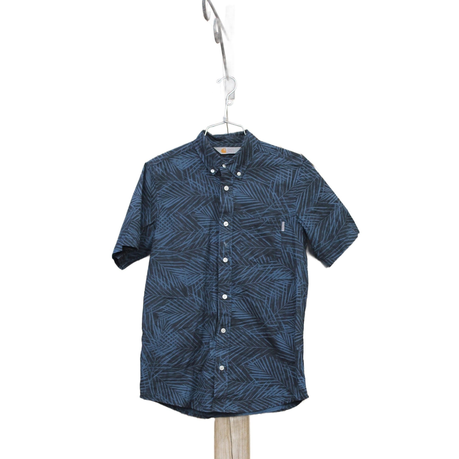 Carhartt Clothing > Gender Neutral Adult Clothing > Tops & Tees > T Shirts Vintage 1980s Carhartt Rugged Outdoor Wear Button Up Shirt Men's S