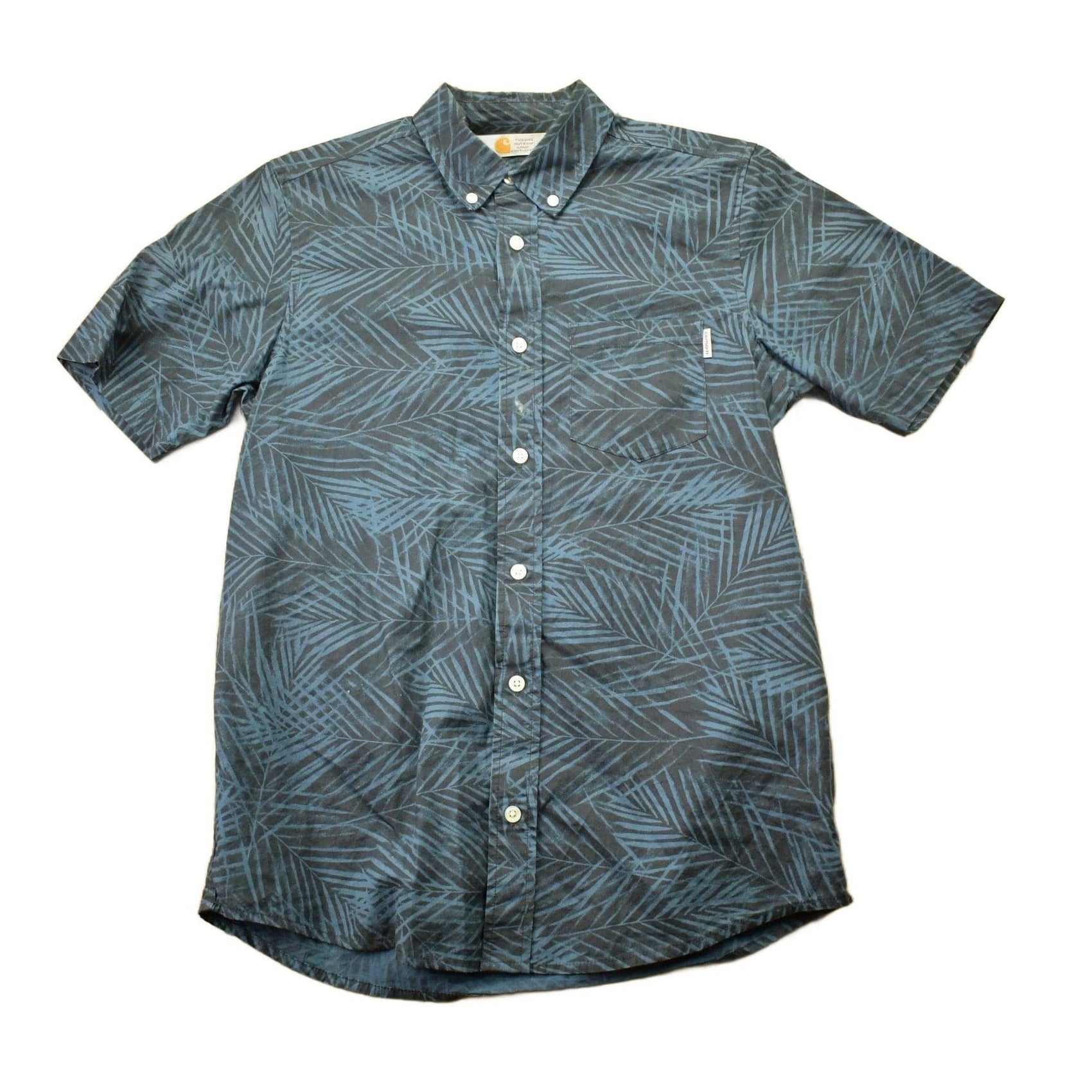 Carhartt Clothing > Gender Neutral Adult Clothing > Tops & Tees > T Shirts Vintage 1980s Carhartt Rugged Outdoor Wear Button Up Shirt Men's S