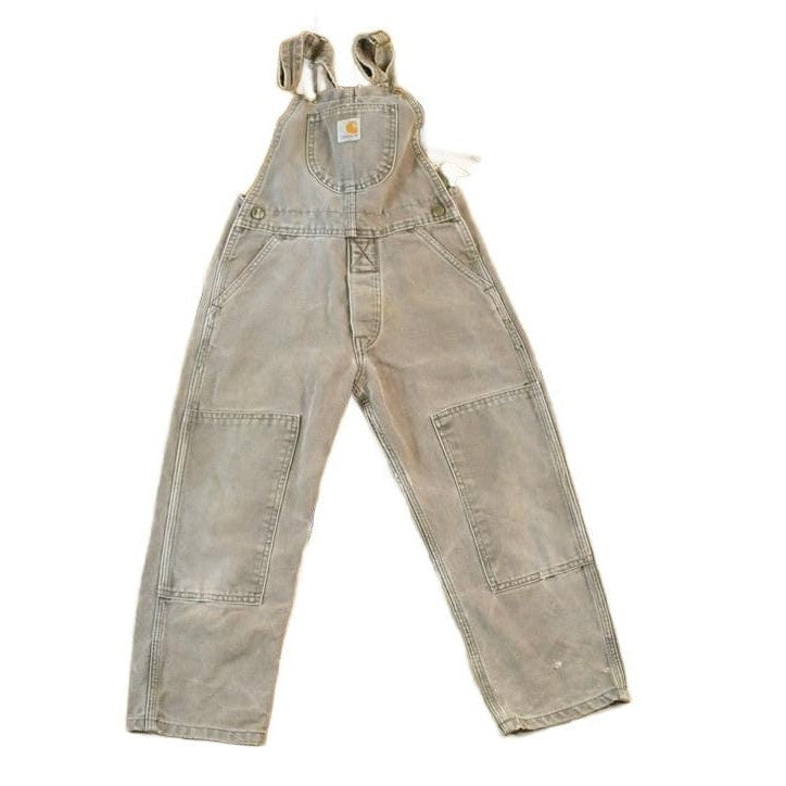 Carhartt Clothing > Men's Clothing > Jeans Vintage 1980s Carhartt Denim Work Youth Coveralls Youth 26 x 17
