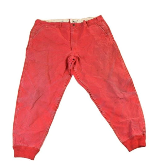 Carhartt Clothing > Men's Clothing > Jeans Vintage 1980s Red Work Pants Men's 40 x 26