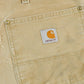 Carhartt Clothing > Men's Clothing > Jeans Vintage 1980s Tan Carhartt Double Knee Work Pants Men's 40 x 26