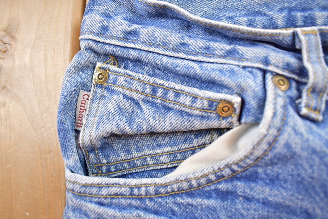 Carhartt Clothing > Men's Clothing > Jeans Vintage 1990s Carhartt Blanket Lined Work Pants Men's 42 x 30