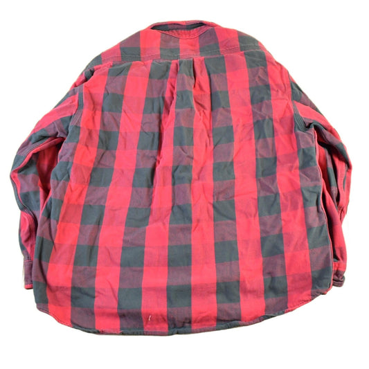 Carhartt Clothing > Men's Clothing > Shirts & Tees > Oxfords & Button Downs Vintage 1990s Carhartt Plaid Button Up Flannel Shirt Men's XL