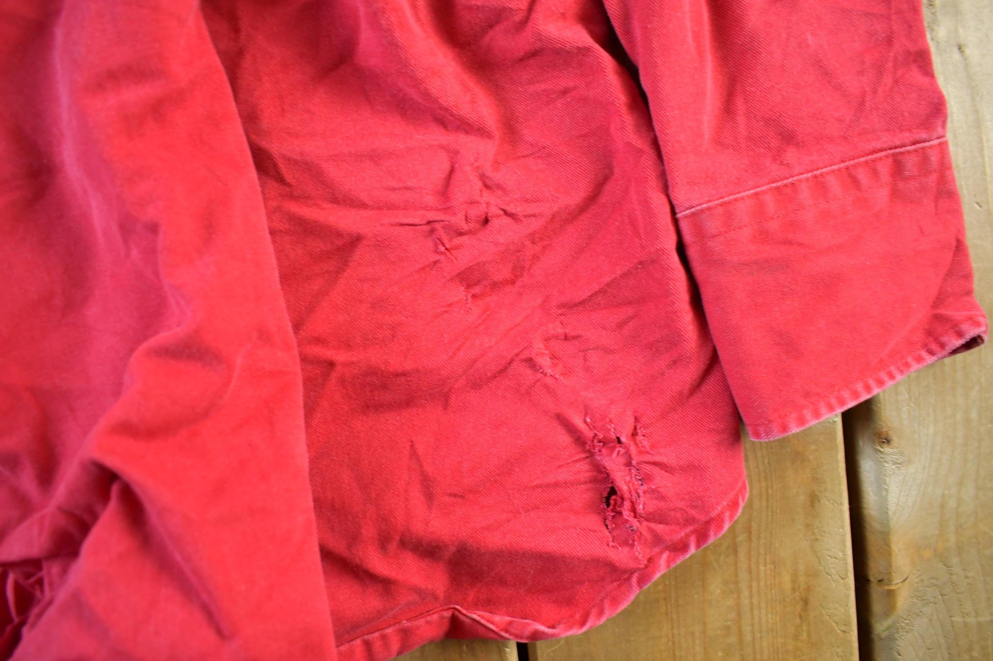 Carhartt Clothing > Men's Clothing > Shirts & Tees Vintage 1980s Carhartt Pearl Snap Work Shirt Men's Large