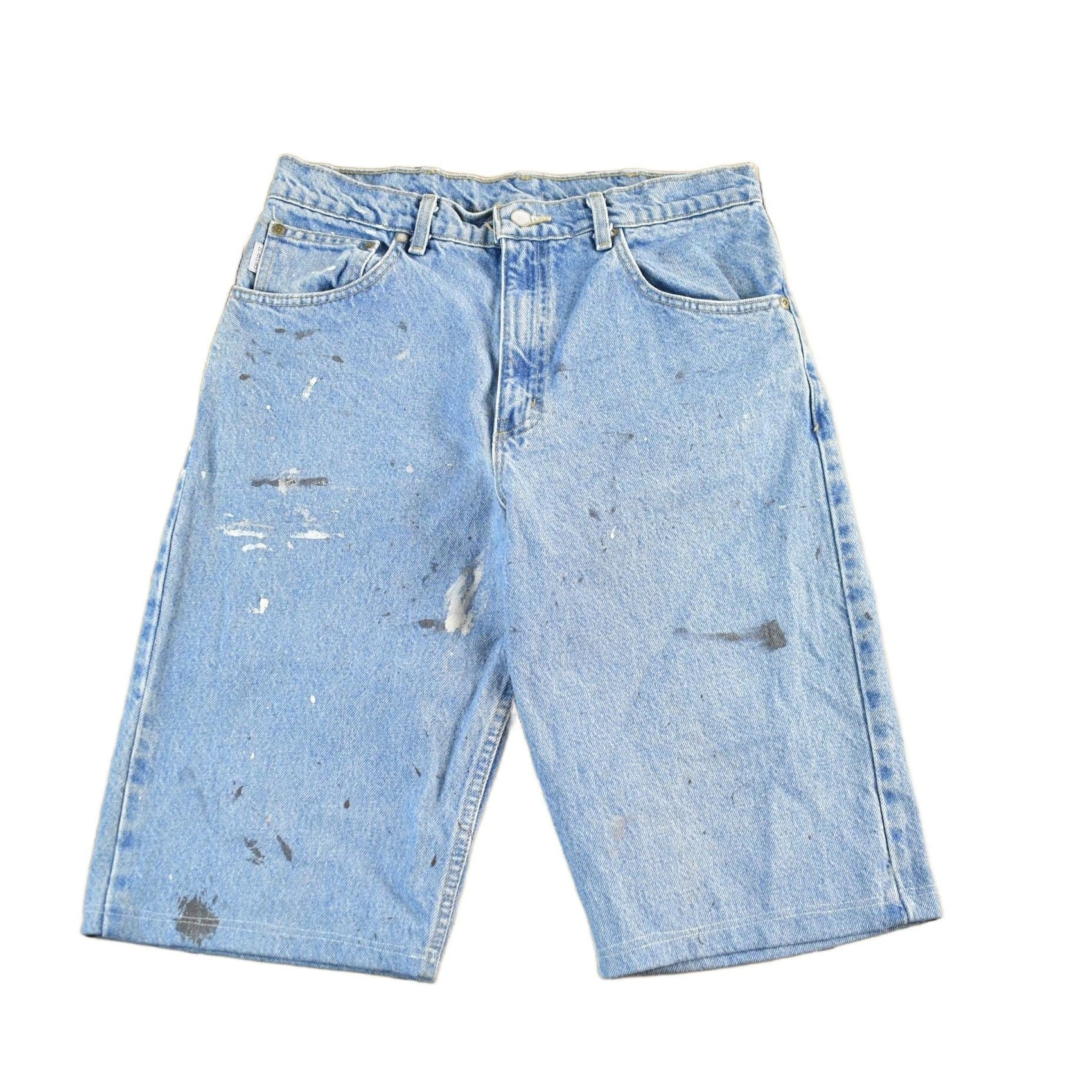 Carhartt Clothing > Men's Clothing > Shorts Vintage 1990s Carhartt Distressed Denim Shorts Men's 31