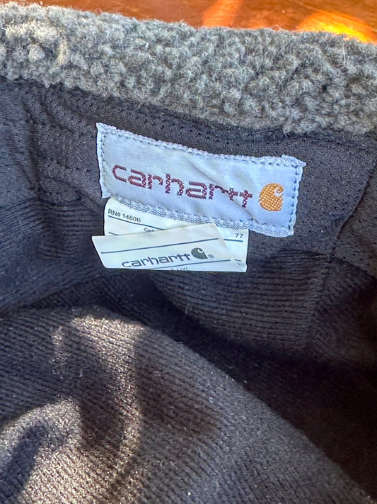 Carhartt Hat Adult L/XL Black Ear Flaps from propervintagecanada