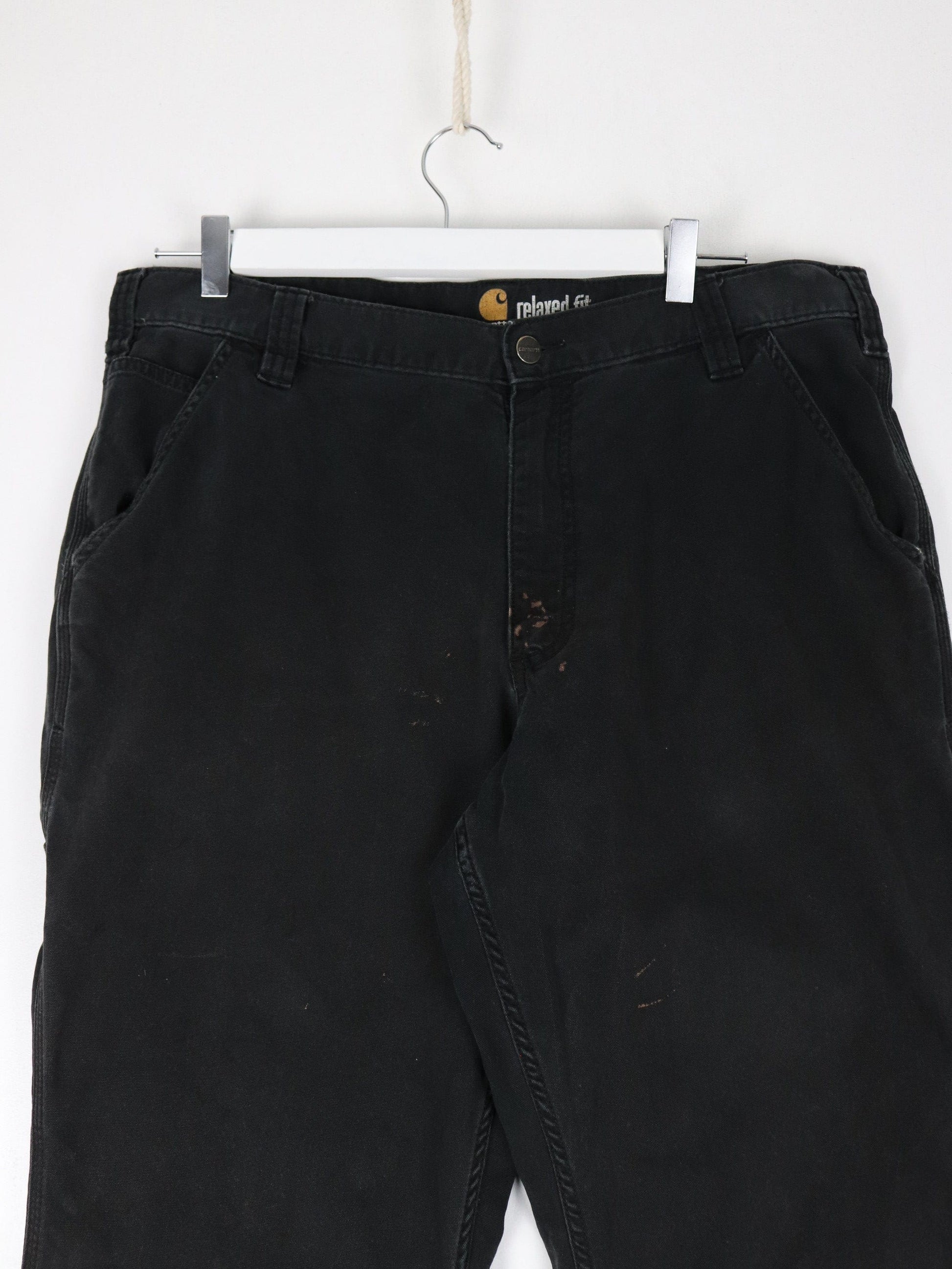 Carhartt Pants Carhartt Pants Fits Mens 38 x 27 Black Work Wear Carpenters