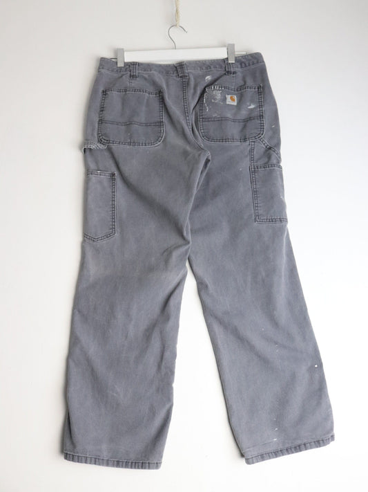 Carhartt Pants Carhartt Pants Womens 12 Short Grey Work Wear