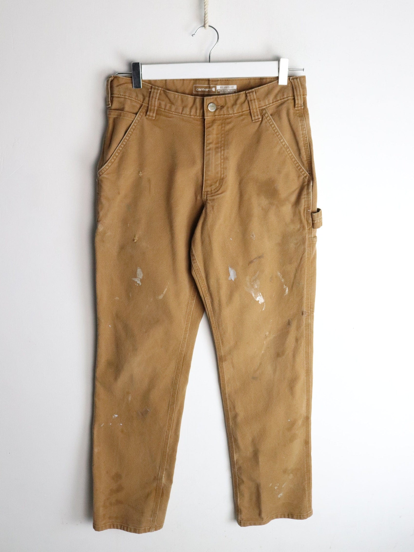Carhartt Pants Mens 30 x 32 Brown Work Wear