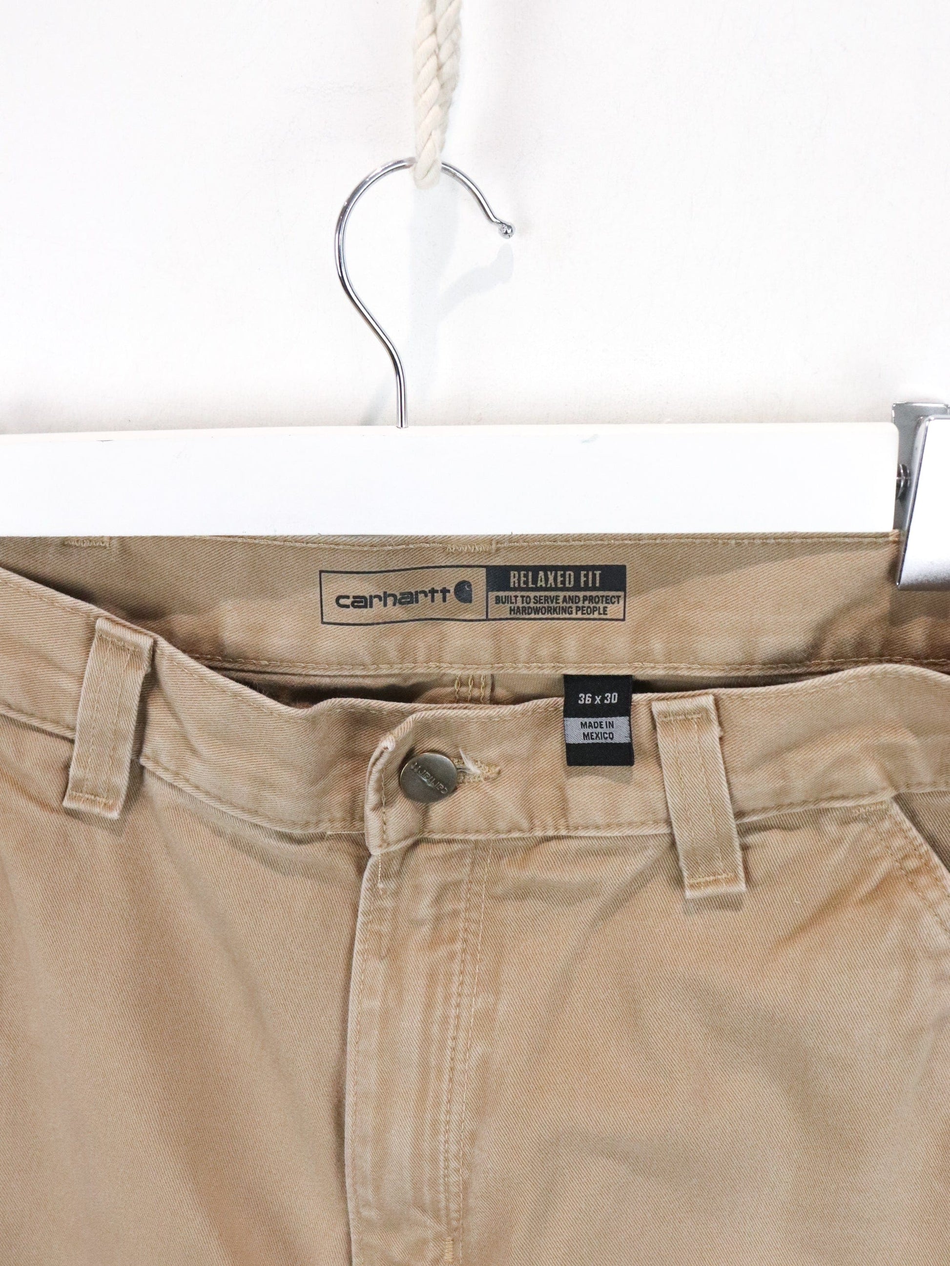 Carhartt Pants Mens 36 x 30 Brown Work Wear from propervintagecanada