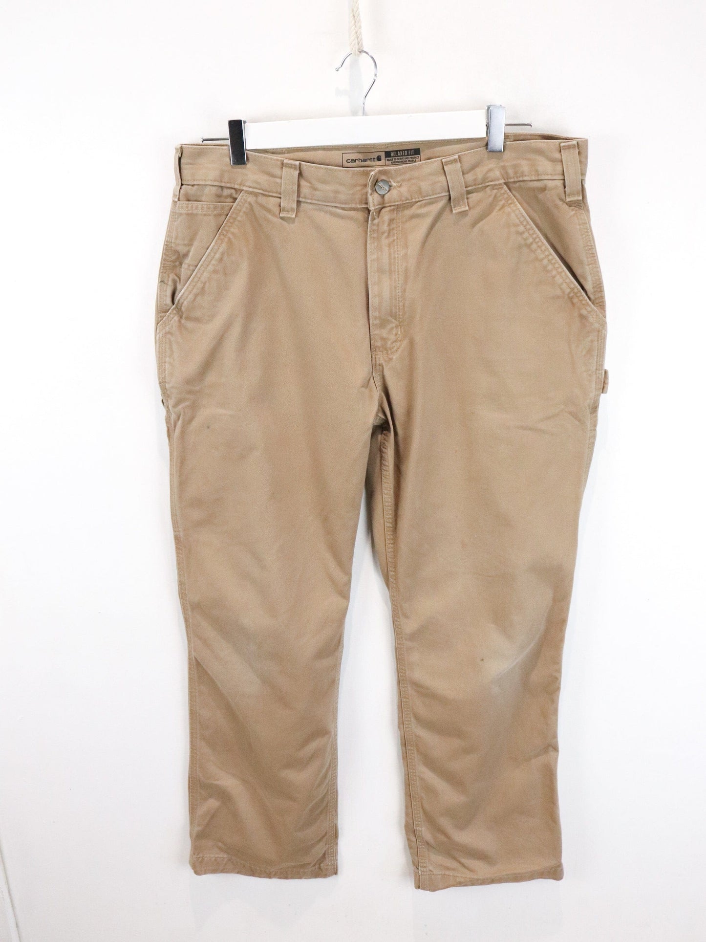 Carhartt Pants Mens 36 x 30 Brown Work Wear from propervintagecanada