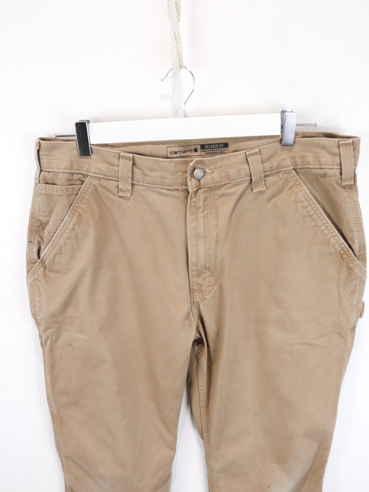 Carhartt Pants Mens 36 x 30 Brown Work Wear from propervintagecanada