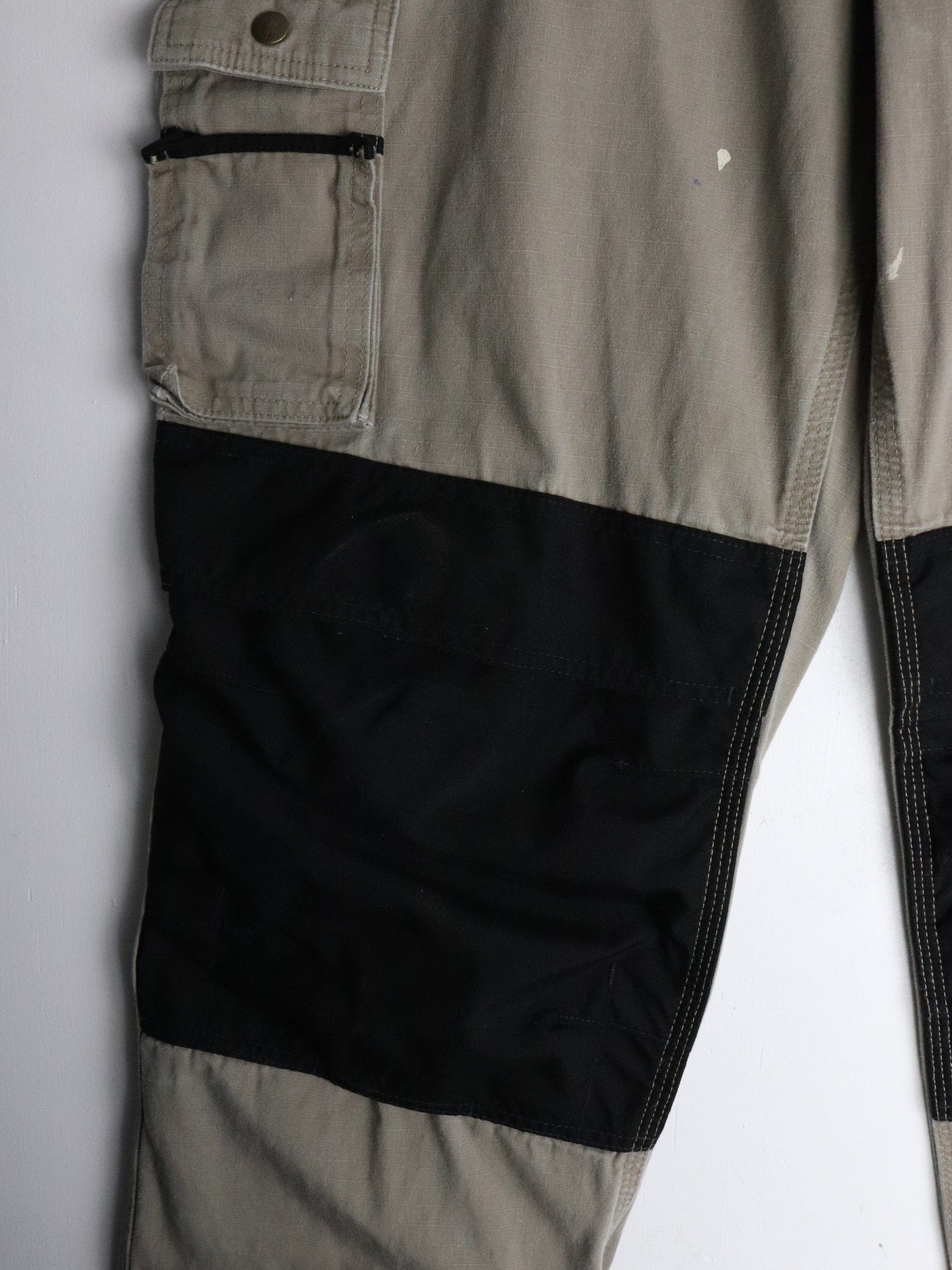 Carhartt Pants Mens 38 x 34 Beige Work Wear Carpenters