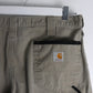 Carhartt Pants Mens 38 x 34 Beige Work Wear Carpenters