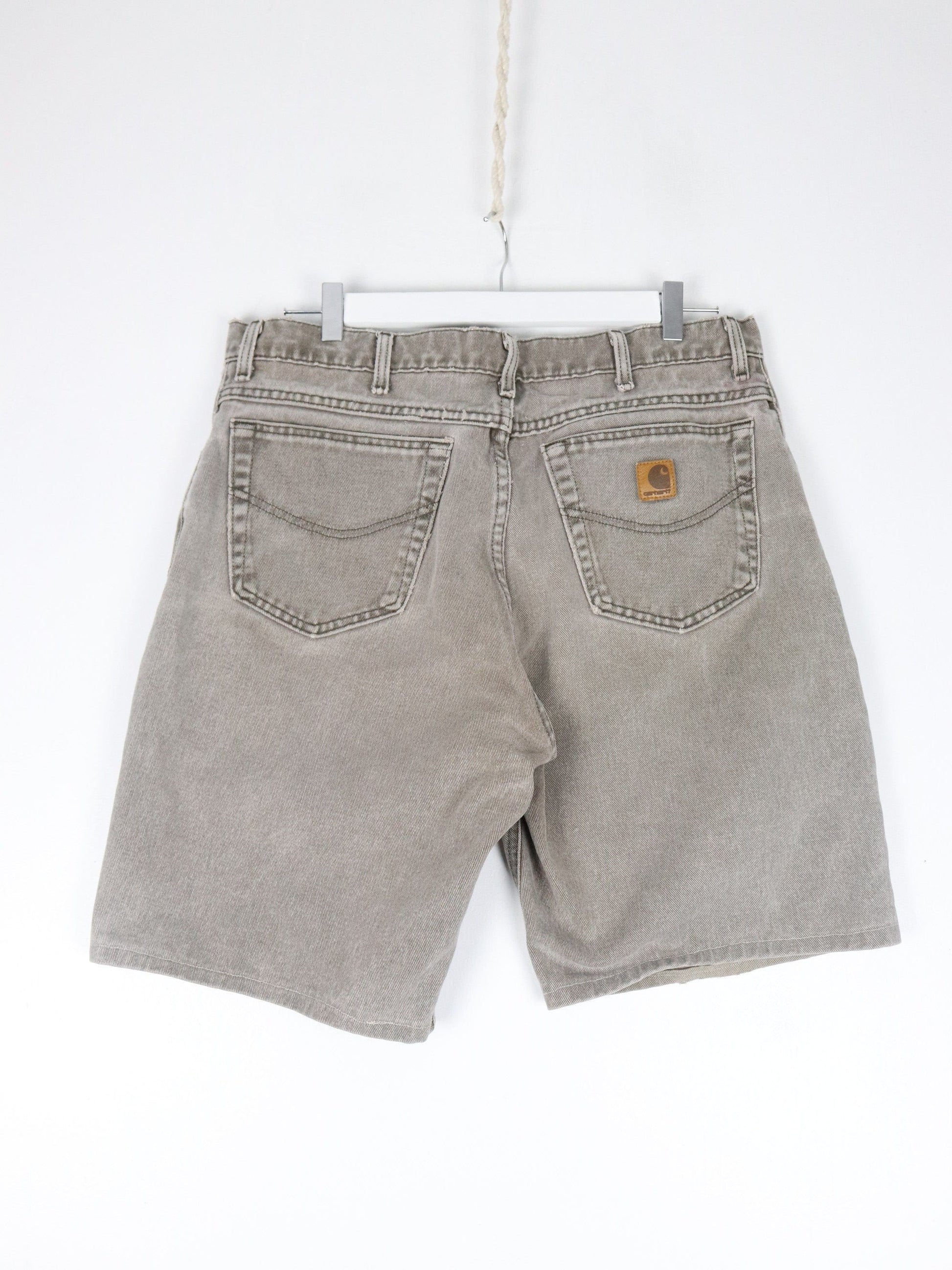 Carhartt Shorts Vintage Carhartt Shorts Mens 34 Brown Denim Work Wear