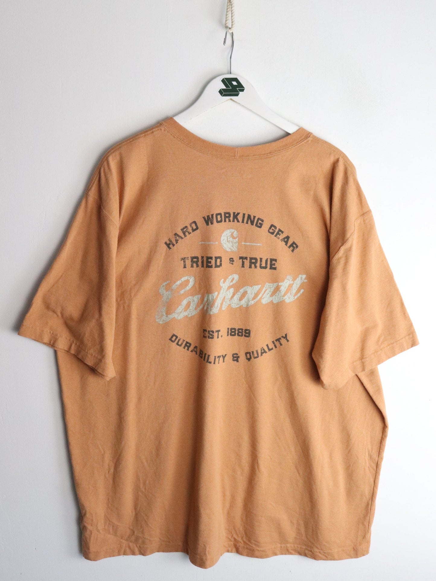 Carhartt T Shirt Mens 2XL Orange