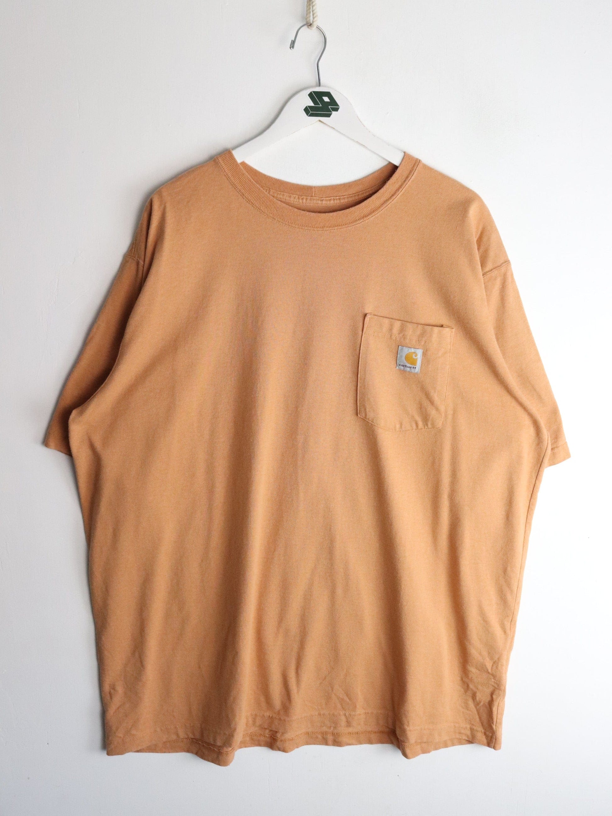 Carhartt T Shirt Mens 2XL Orange