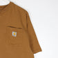 Carhartt T-Shirts & Tank Tops Carhartt T Shirt Fits Mens XL Brown Henley Work Wear