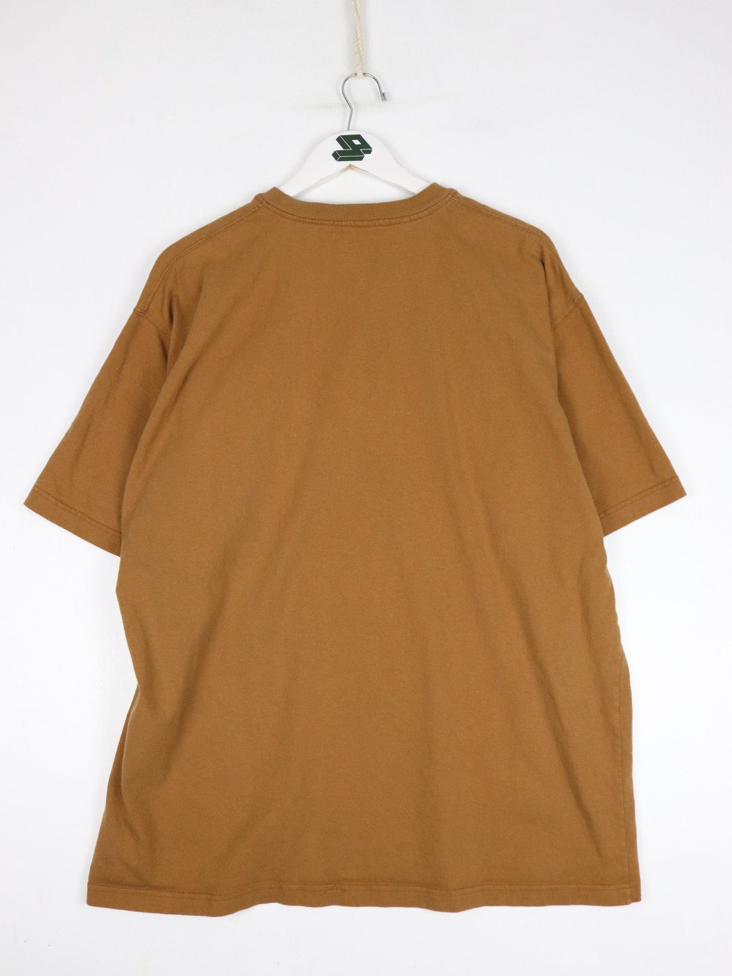 Carhartt T-Shirts & Tank Tops Carhartt T Shirt Fits Mens XL Brown Henley Work Wear