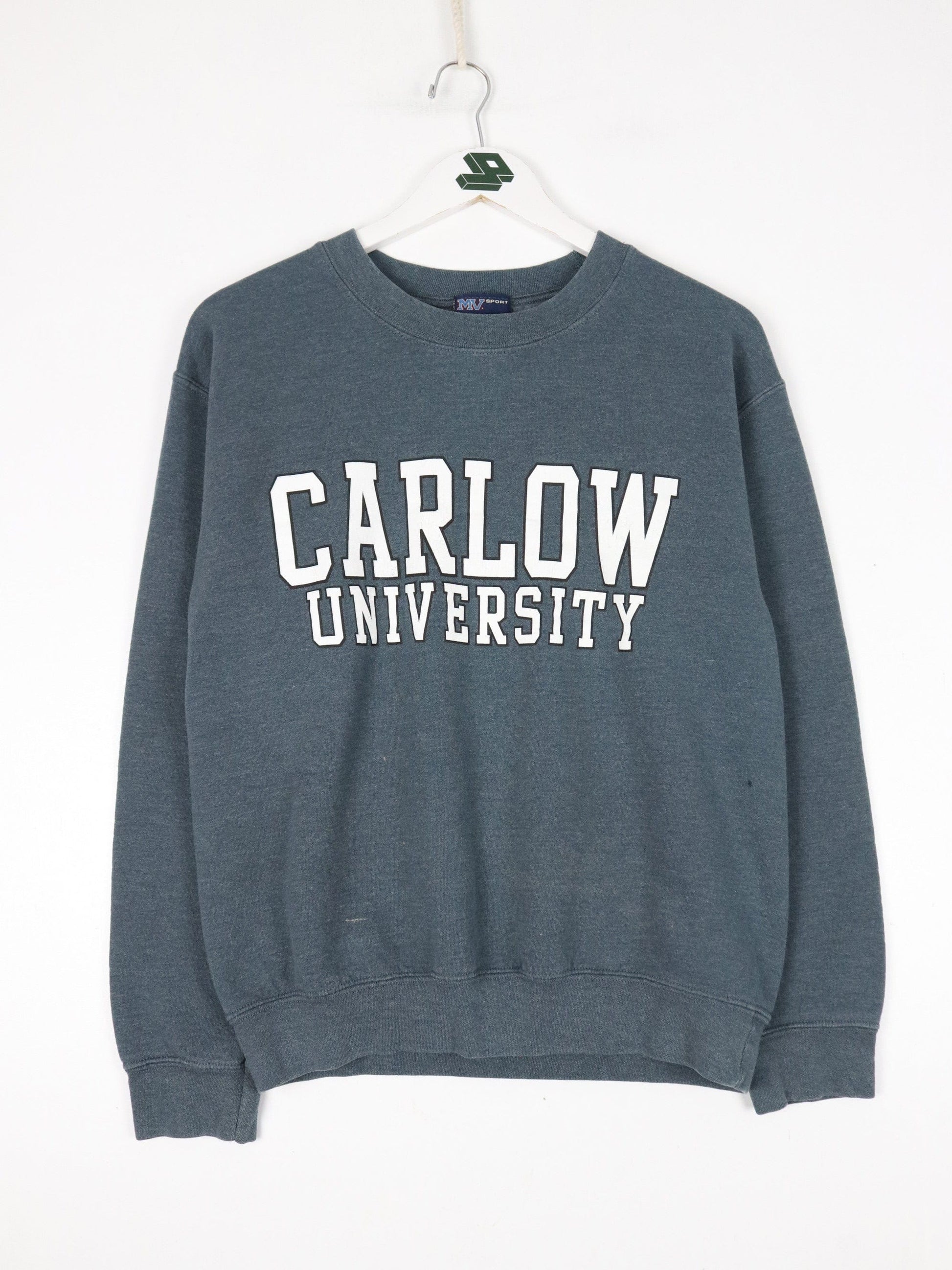 Carlow University Sweatshirt Mens Small Grey College from propervintagecanada