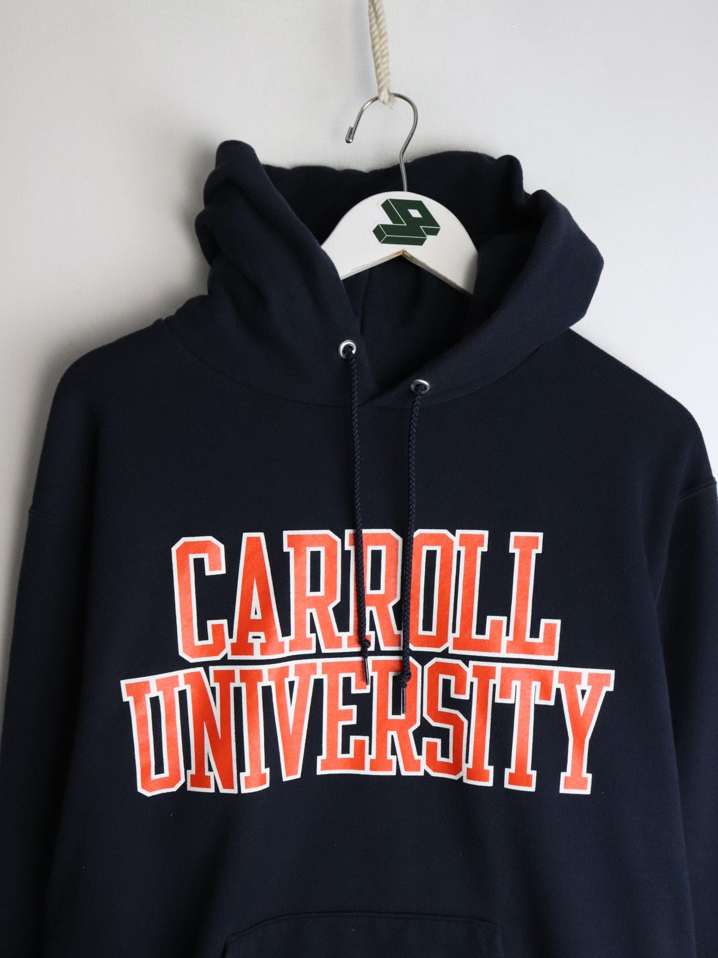 Carroll University Sweatshirt Mens Medium Blue Hoodie from propervintagecanada
