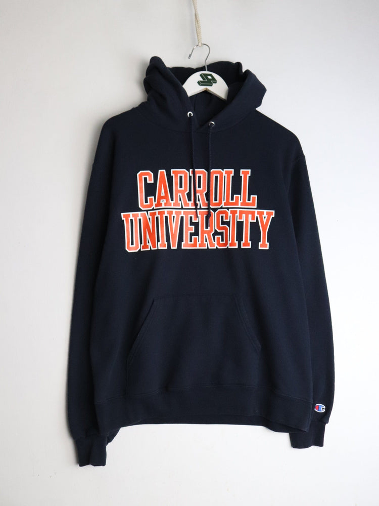 Carroll University Sweatshirt Mens Medium Blue Hoodie from propervintagecanada