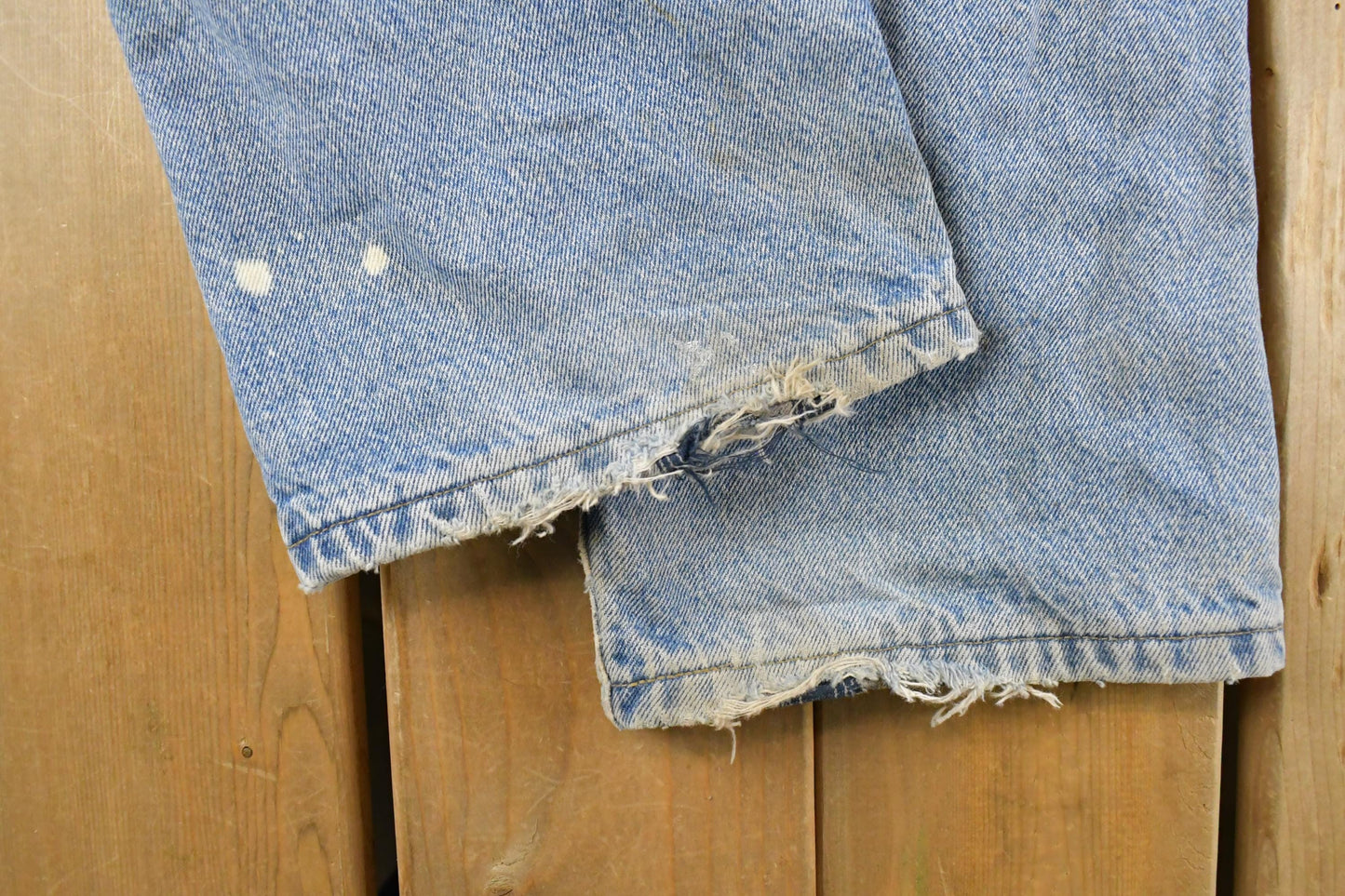 Vintage 2000s Carhartt Flannel Lined Denim Work Jeans Men's 33 x 29