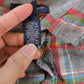 Vintage 1990s Land's End Plaid Flannel Button Up Shirt Men's XL