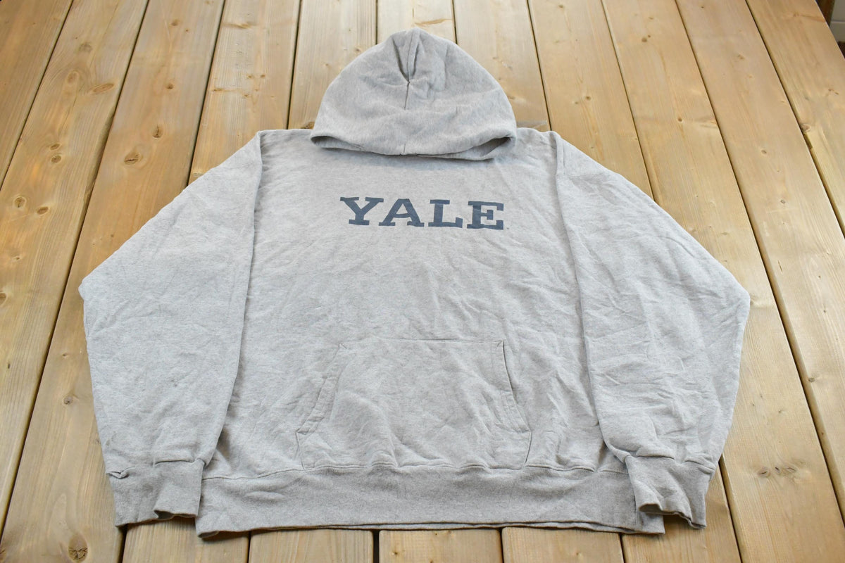 Vintage 2000s Yale University Sweatshirt Hoodie Men's Large / Y2K Collegiate Sweater / Ivy League / Y2K Streetwear