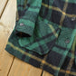 True Vintage 1970s Wool Flannel Over Shirt Shacket Men's S / Outdoors Hiking Button Up / 70s Plaid
