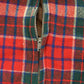 Vintage 1960s Wool Tartan Plaid Full Zip Jacket Youth Large