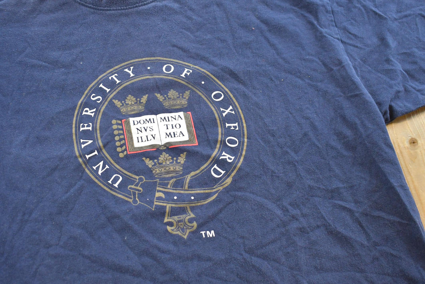 Vintage 1990s Oxford University Collegiate T-Shirt Mens L