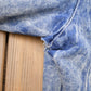 Vintage 1980s Acid Wash Aviator Denim Jean Jacket