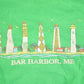 Vintage 1990s Bar Harbor Lighthouses Souvenir Crewneck Sweatshirt Men's M