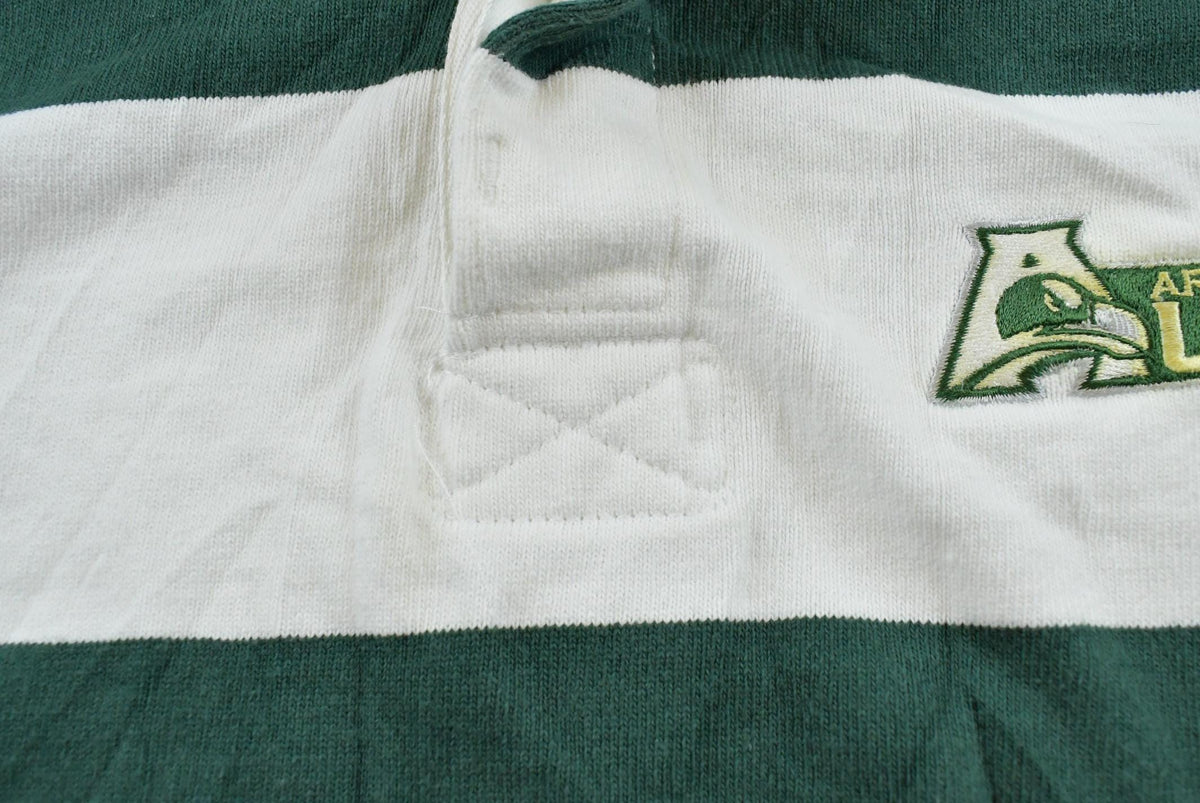 Vintage 1990s Barbarian Archmere Auks Delaware School Long Sleeve Rugby Shirt Men's L