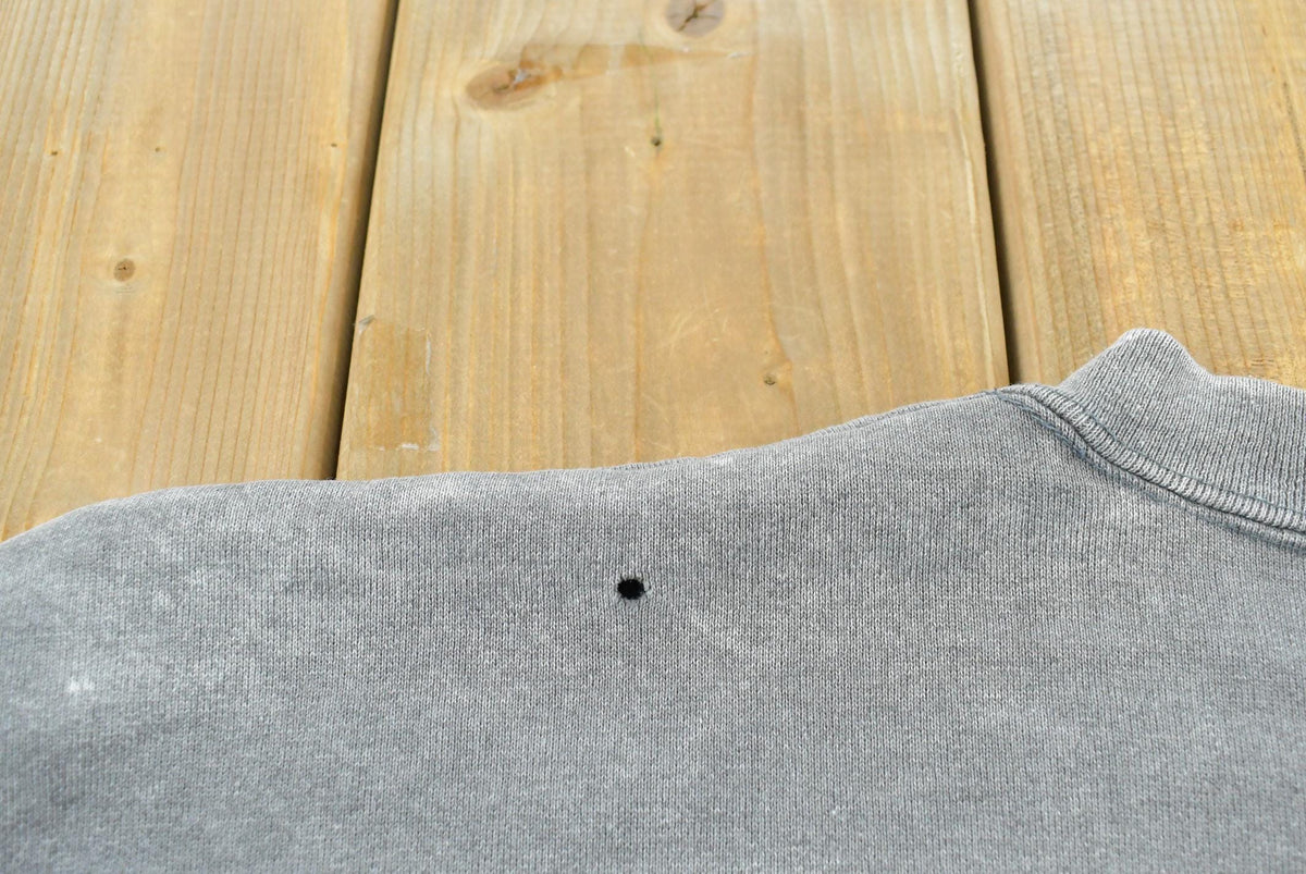 Vintage 1990s Lone Wolf Crewneck Sweatshirt Men's L