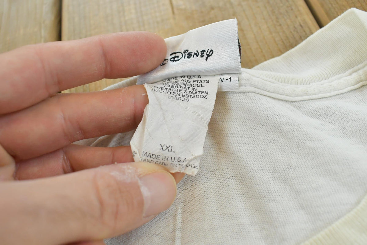 Vintage 1990s Disney Walt Disney World Outfitters Mickey Mouse Tee Graphic T-Shirt Men's 2XL